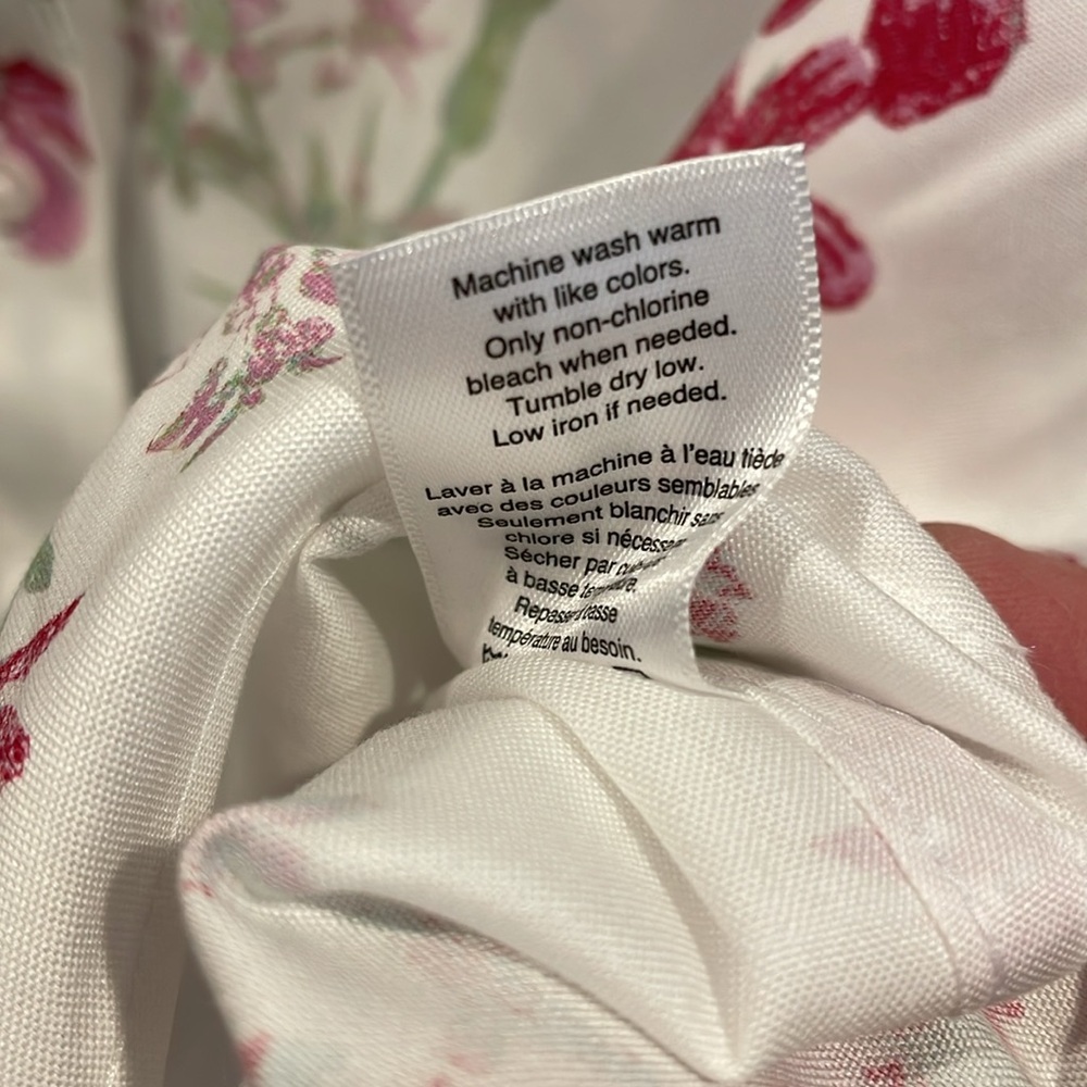Coldwater Creek Petal Essence No-Iron Button Down Long Sleeve Shirt 12 Petite - Picture 12 of 12